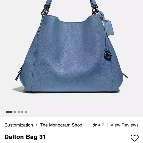 Coach Dalton Shoulder Bag - Light Blue